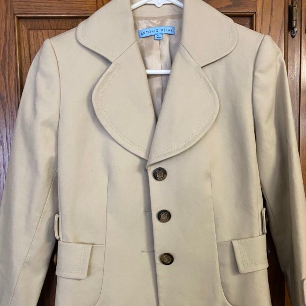 NWOT Antonio Melani Light Beige Blazer Size 0